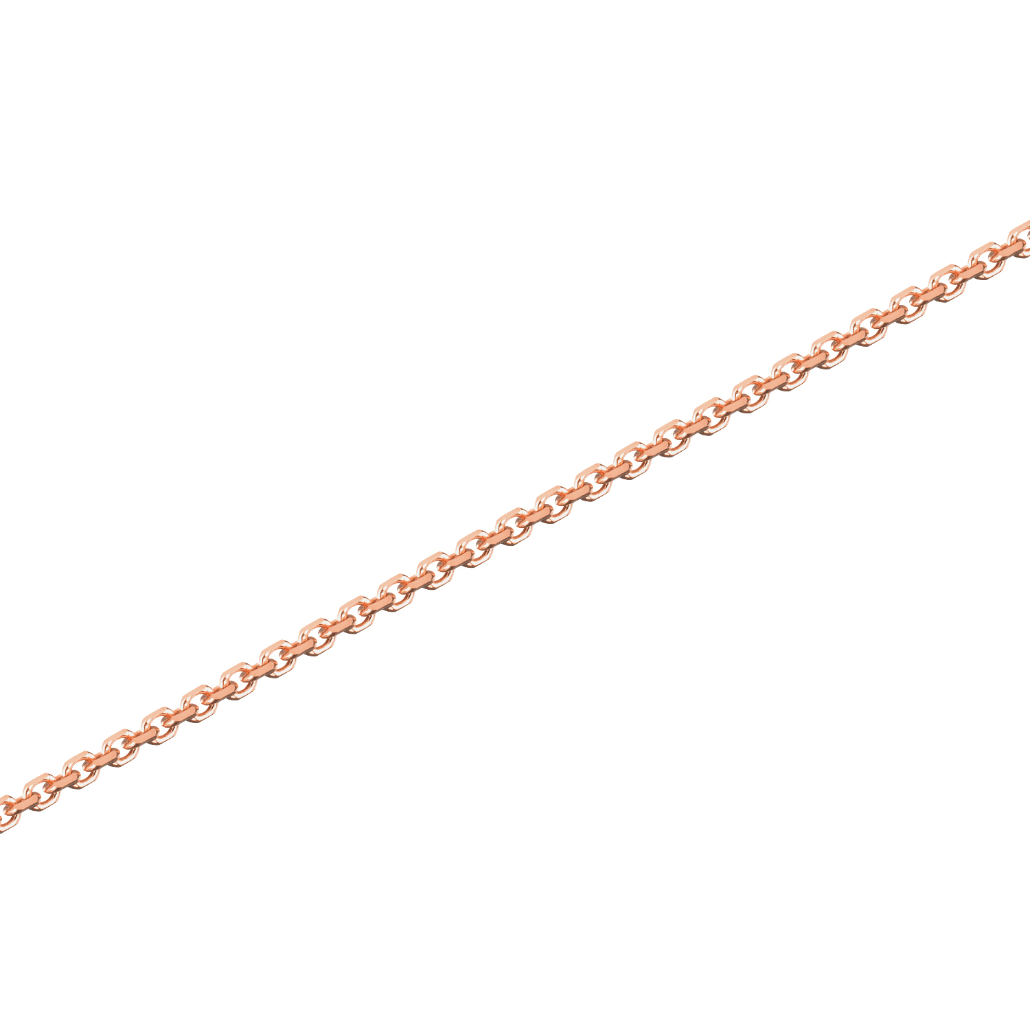 Řetízek ankr růžové zlato, Au 585/1000 45 cm